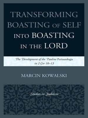 cover image of Transforming Boasting of Self into Boasting in the Lord